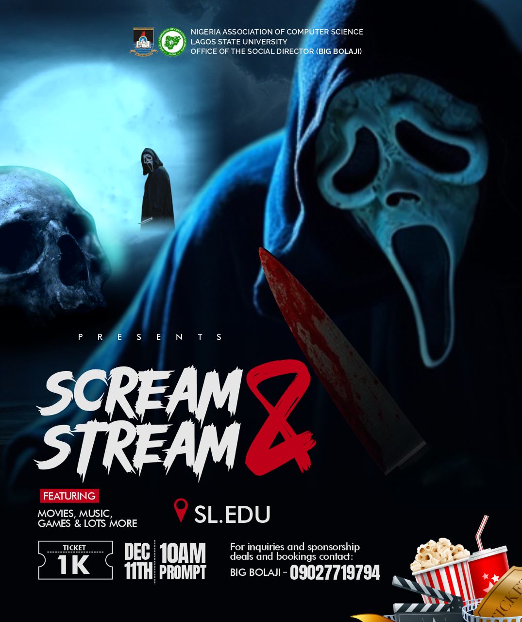 Scream and Stream